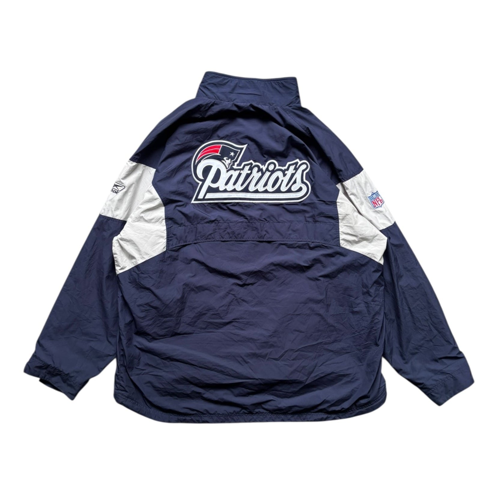Vintage NFL Reebok New England Patriots Windbreaker Jacket (XXL) - Quaint Vintage