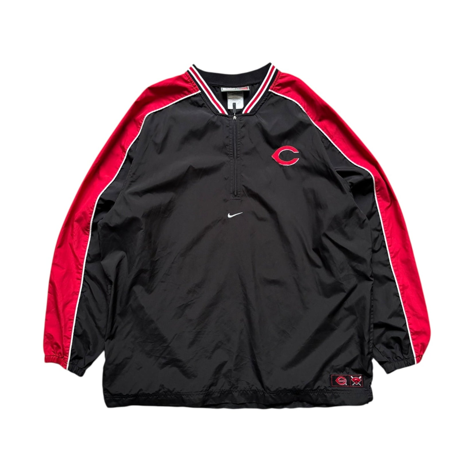 Vintage Nike Cincinnati Reds Track Jacket (XL) - Quaint Vintage