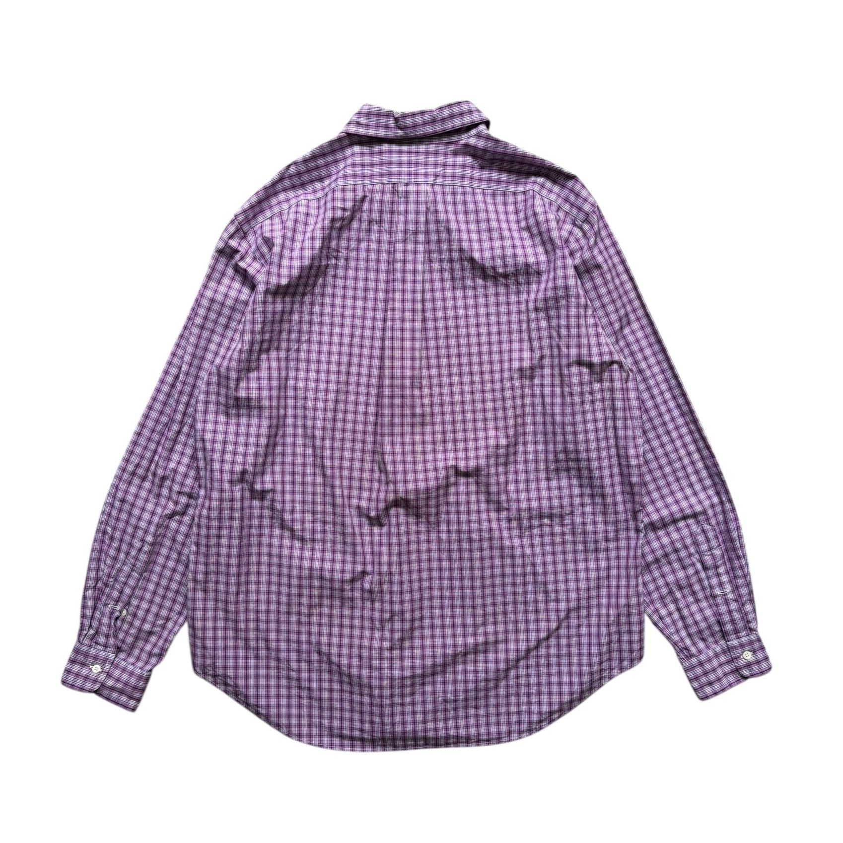 Vintage Ralph Lauren Checkered Purple Shirt (XL) - Quaint Vintage