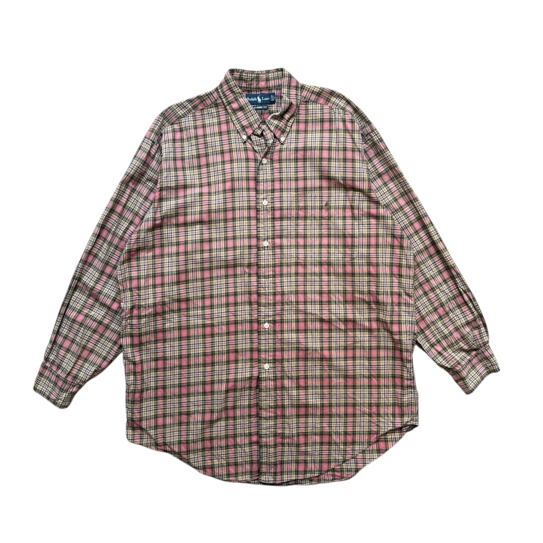 Vintage Ralph Lauren Checkered Shirt (L) - Quaint Vintage