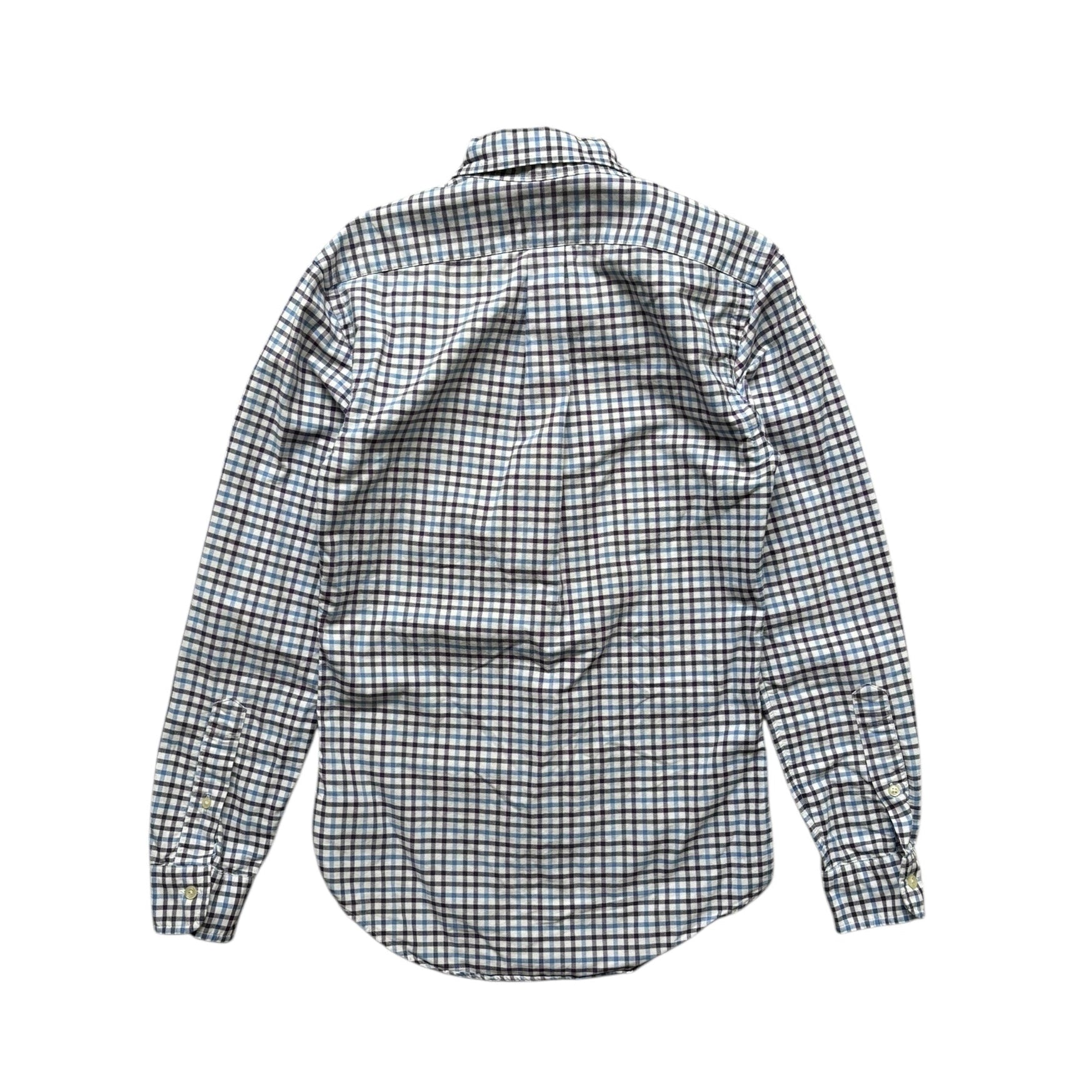Vintage Ralph Lauren Checkered White Shirt (XXS) - Quaint Vintage