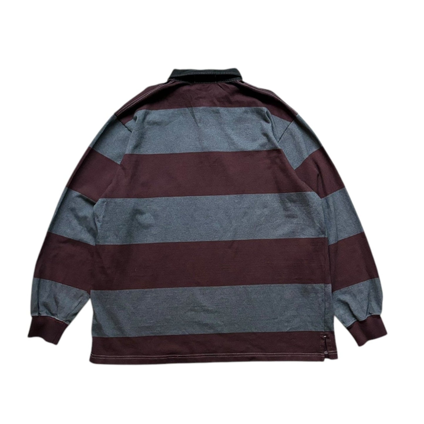Vintage Ralph Lauren Longsleeve Rugby Polo (XL) - Quaint Vintage