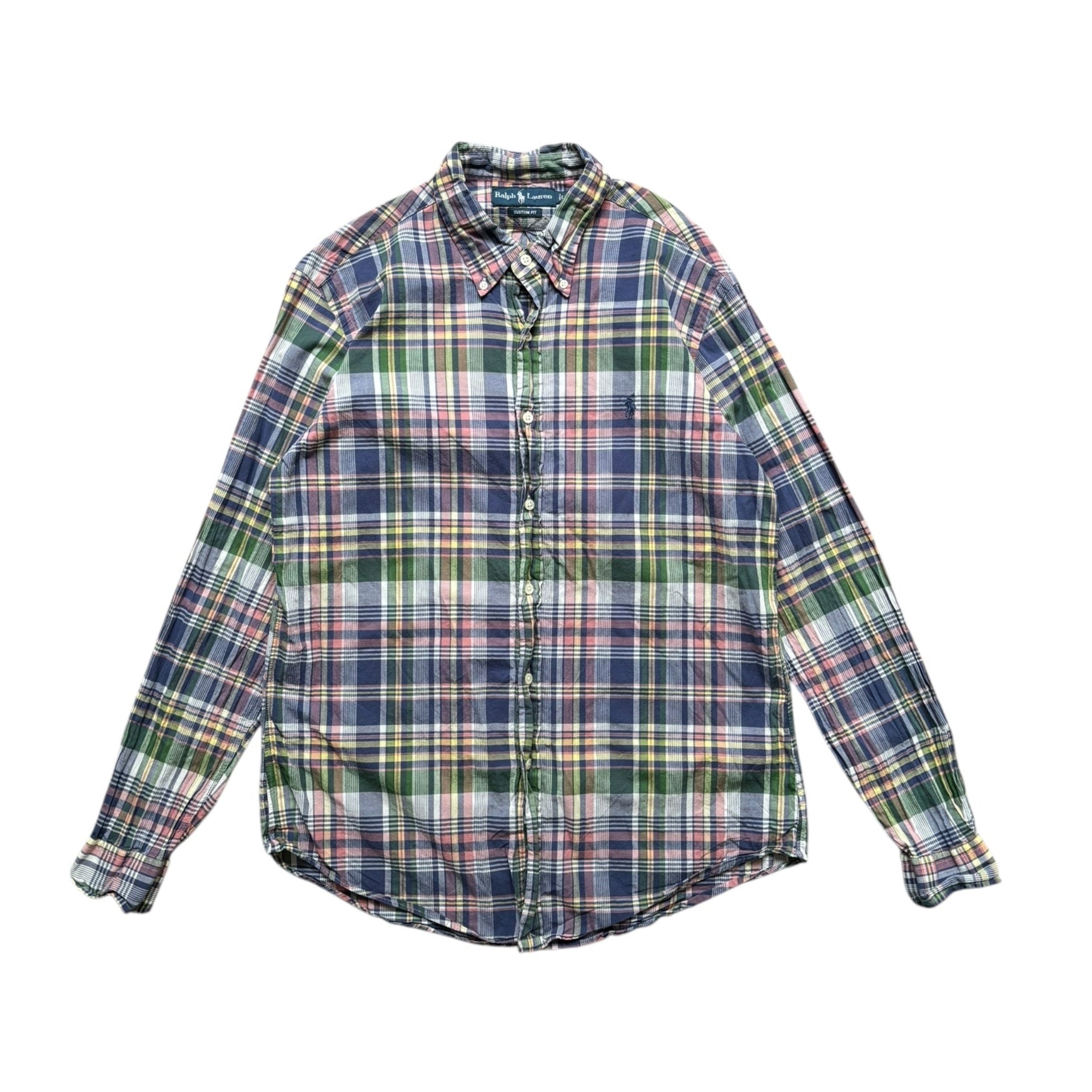 Vintage Ralph Lauren Multi Color Plaid Shirt (S) - Quaint Vintage