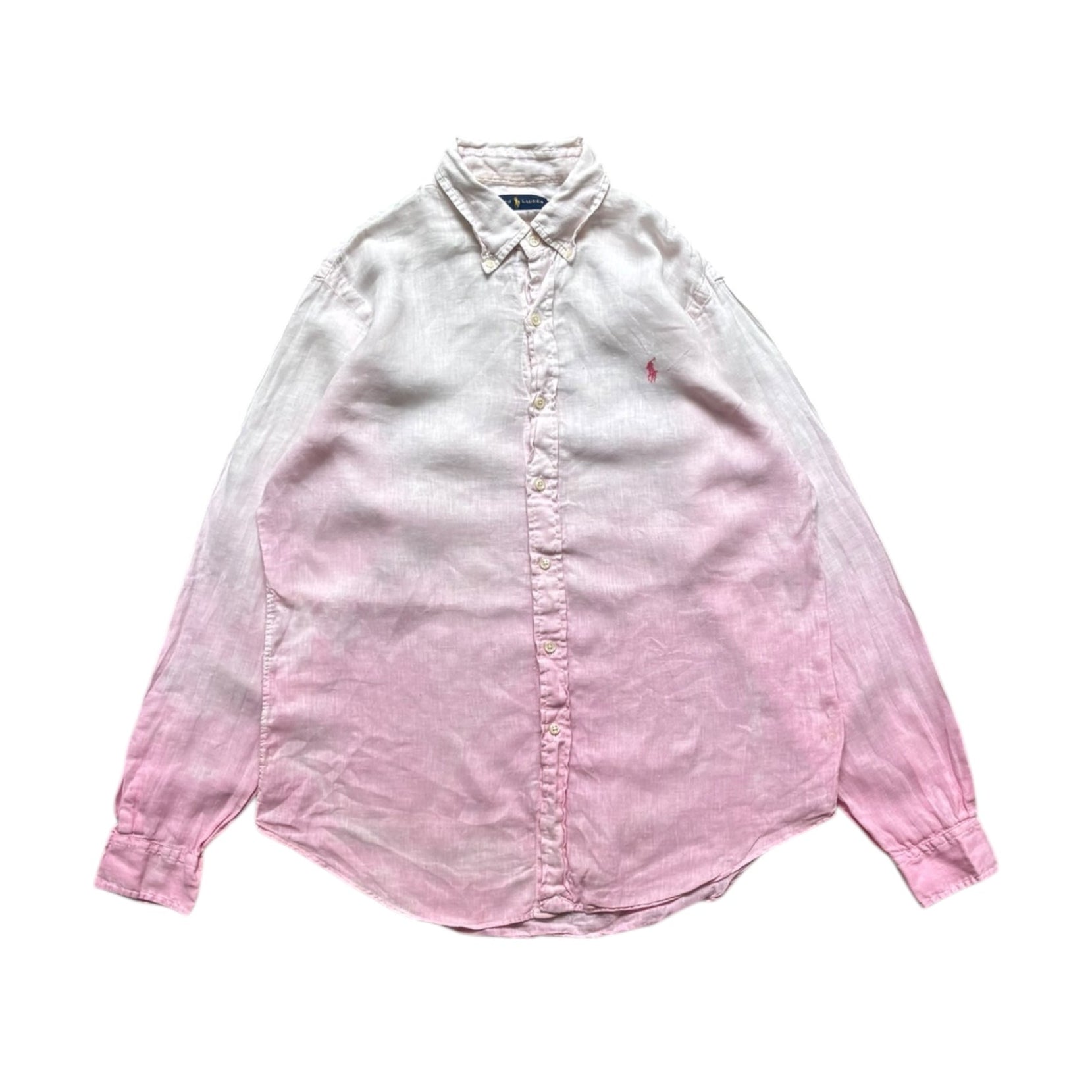Vintage Ralph Lauren Pink Faded Shirt (M) - Quaint Vintage