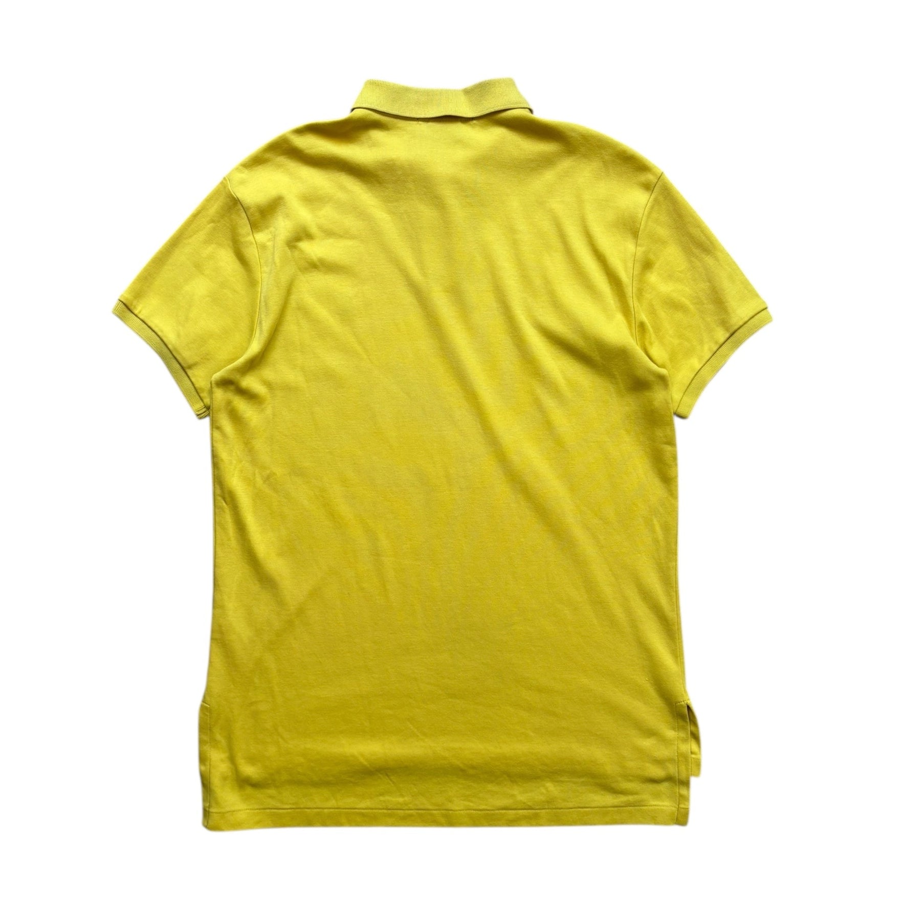 Vintage Ralph Lauren Yellow Polo T-Shirt (M) - Quaint Vintage