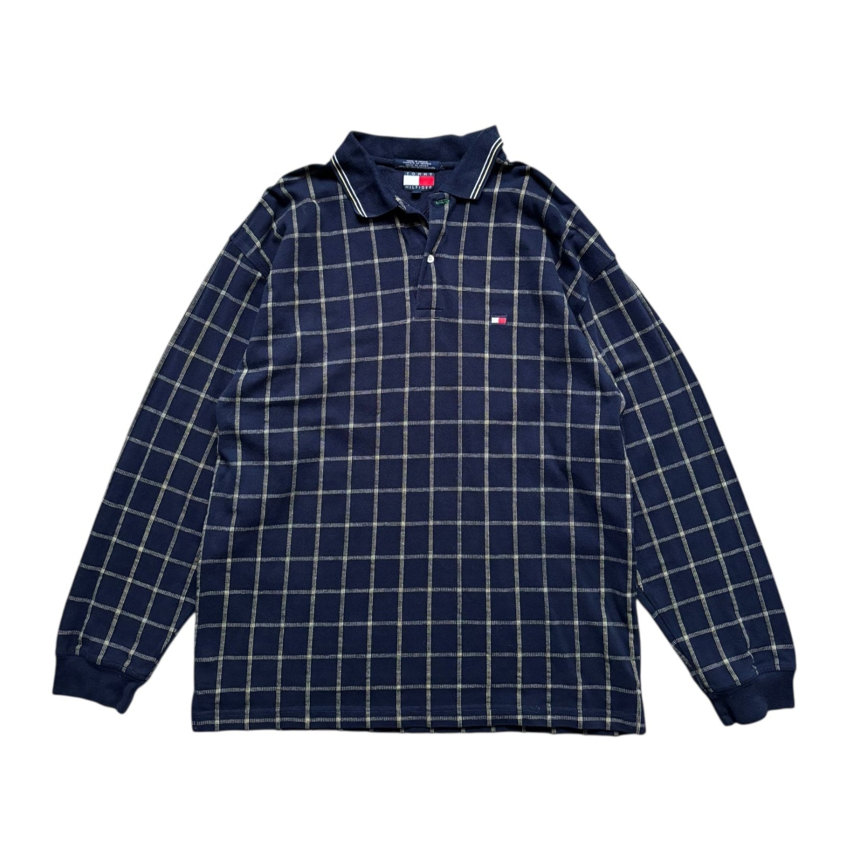 Vintage Tommy Hilfiger Checkered Sweater - Quaint Vintage