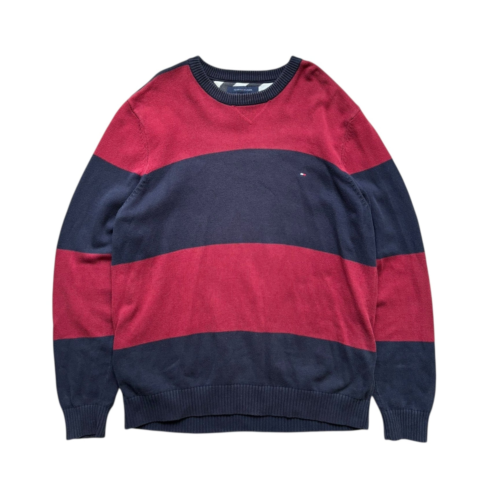 Vintage Tommy Hilfiger Striped Sweater (XL) - Quaint Vintage